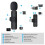 Professional Wireless Lavalier Microphone for Android & iphone Video Vlog Mic 12