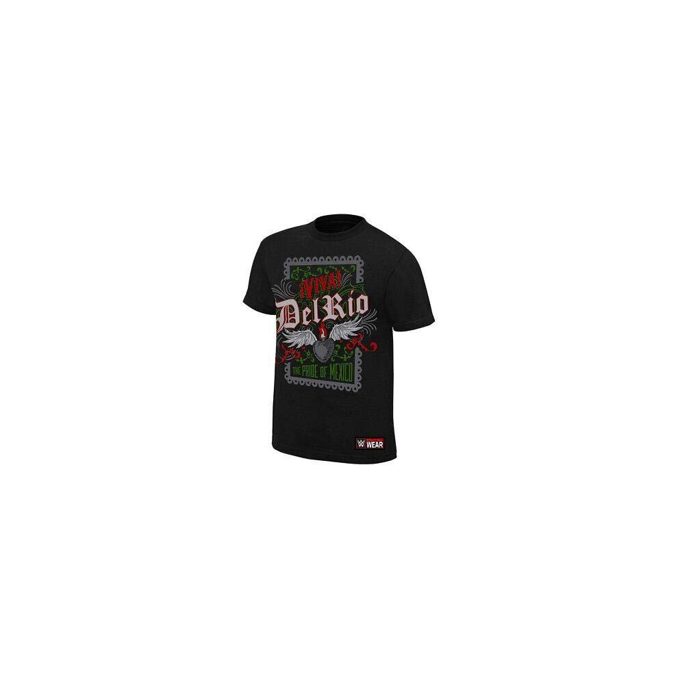 WWE Viva Del Rio ''The Pride of Mexico'' [Medium] T-Shirt Black