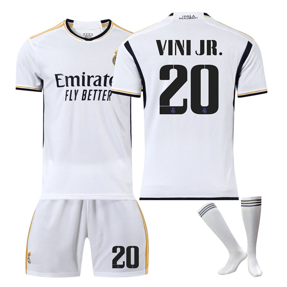 (28) 23/24 New season Real Madrid # 20 VINI JR (Child) 