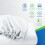 (King, White) Poly Cotton Fitted Bed Sheet 25cm Deep Luxury Soft 4