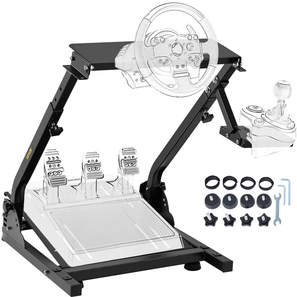 VEVOR Racing Steering Wheel Stand G920 G25 G27 G29 GT Logitech Adjustable