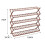 Living And Home (Brown) Foldable 5-Tier Bamboo Flower Stand Rack Plant Storage Shelf 6