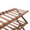 Living And Home (Brown) Foldable 5-Tier Bamboo Flower Stand Rack Plant Storage Shelf 9