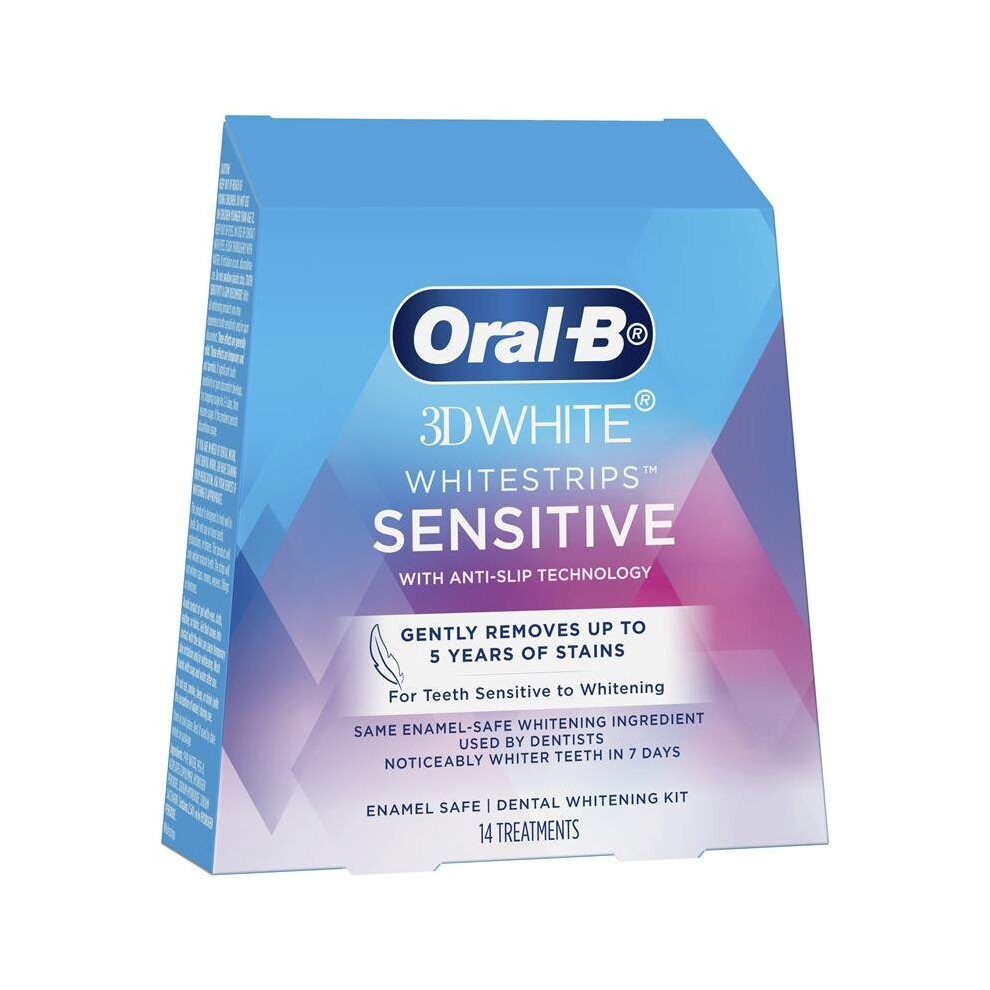 Oral B 3D White Whitening Strips Sensitive 14 Pack