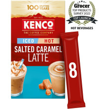 MOKATE GOLD PREMIUM Caramel Latte Flavour, Instant Coffee, 10 Sachets