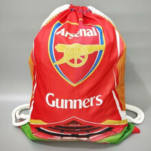 Arsenal Football Backpack with Shoe & Ball Bag - 38x38cm, Durable, Ergonomic, Wrinkle-Resistant, Multi-Compartment Design