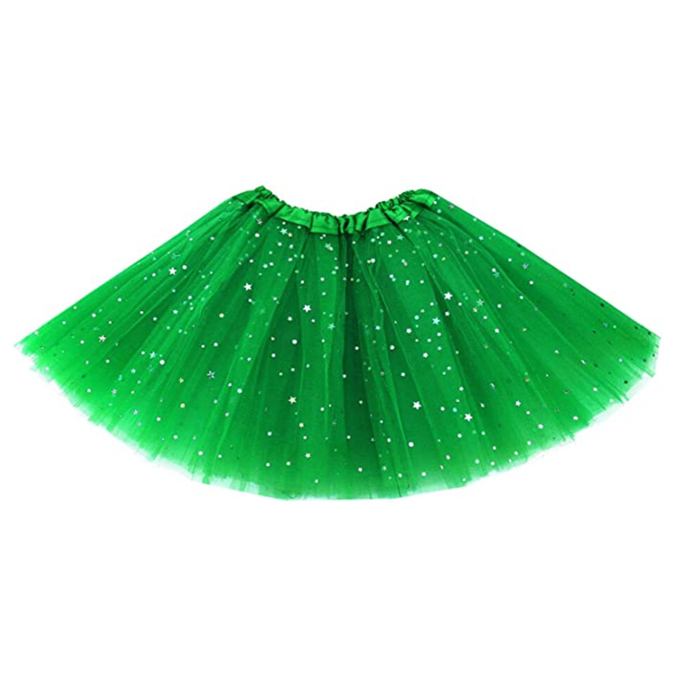 (Kid, Sparkling) Green Dancewear Ballerina Tutu Princess Skirts