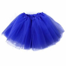(Kid, Plain) Royal Blue Dancewear Ballerina Tutu Princess Skirt