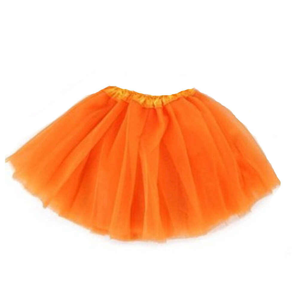 A Liittle Tree (Lady, Plain) Range Dancewear Ballerina Tutu Princess Skirts Orange