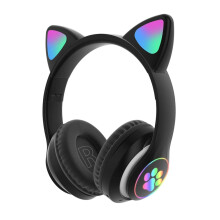 (Black) Girls wireless gaming headset