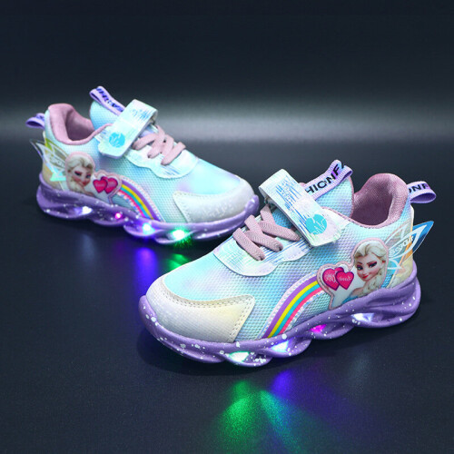 Girls Boys Led Light Up Shoes Trainers