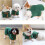 (S, Grey) Quick Drying Fiber Cat Dog Clothes Towel Bath Robe 7