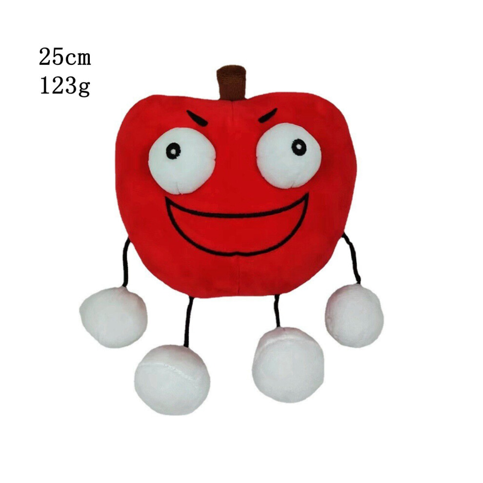 Bonxaif (Apple) Shovelwares Brain Game Plush Toys Cute Fruit Party Soft Stuffed Figure Doll