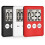 (Red) Ultra-thin Mini LCD Digital Display Kitchen Timer 1