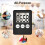 (Red) Ultra-thin Mini LCD Digital Display Kitchen Timer 3