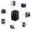 Universal Plug Adapter 2 USB Port Travel Supplies 5
