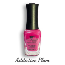(17 - Addictive Plum) Beauty Forever Professional Nail Lacquer Nail Polish Glitter & Shine (36 Shades)
