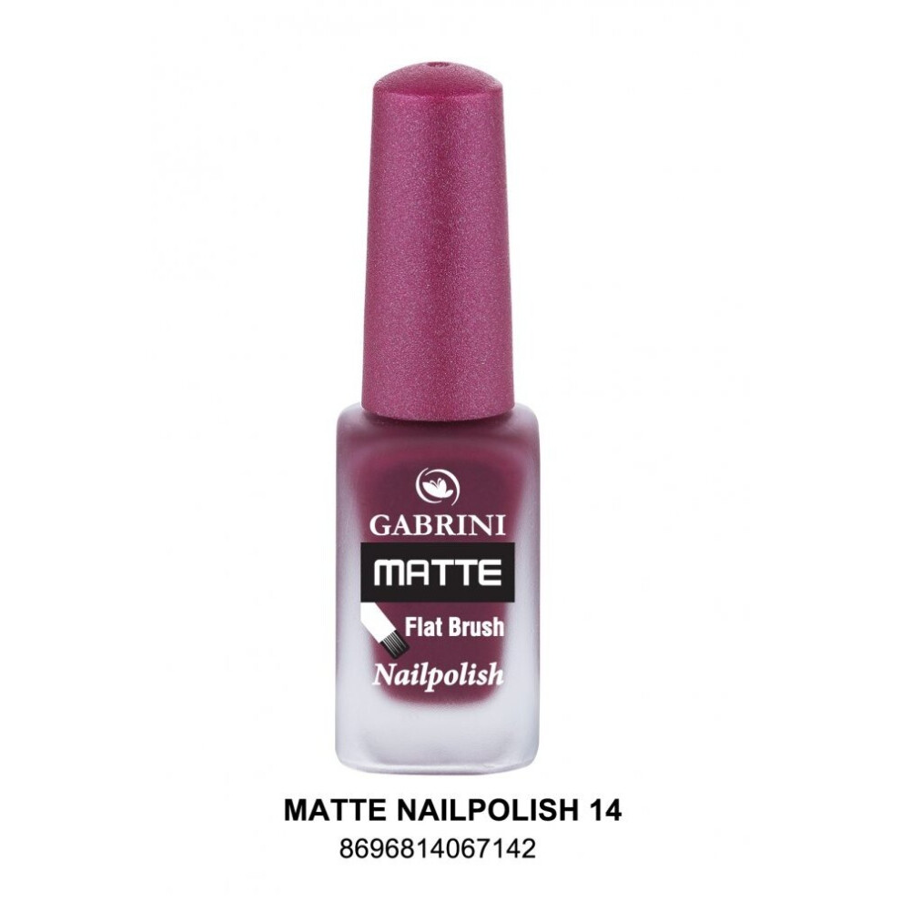 (M14) GABRİNİ Matte Nailpolish 30 Shades