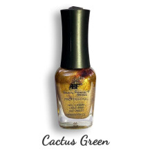 (11 - Cactus Green) Beauty Forever Professional Nail Lacquer Nail Polish Glitter & Shine (36 Shades)