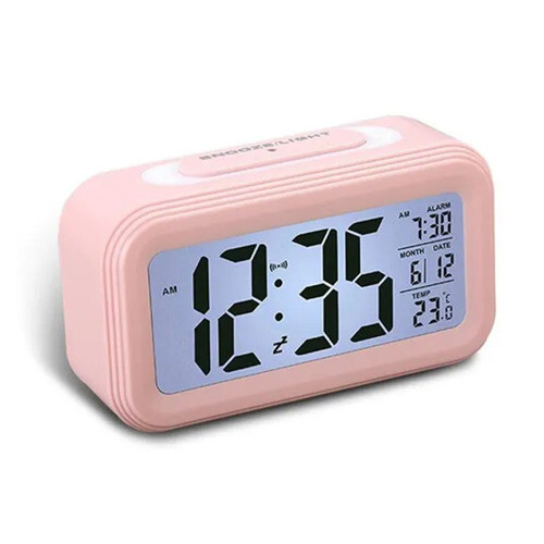 (Rose red) LED Digital Alarm Clock Luminous Alarm Clock