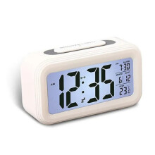 (White) LED Digital Alarm Clock Luminous Alarm Clock