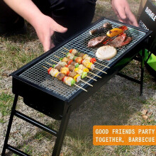 Outdoor Patio Garden Foldable Portable Steel Party BBQ Barbecue