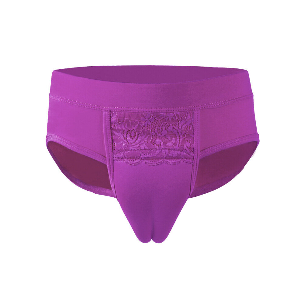 (04, UK 14) MAN Silicone Underwear Fake Vaginal Briefs