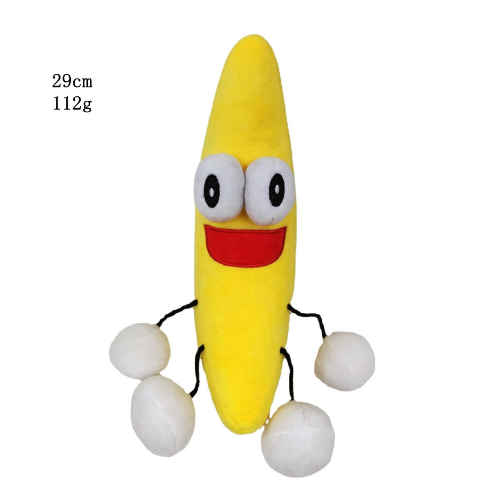 Bonxaif (Dancing Banana) Shovelwares Brain Game Plush Toys Cute Fruit Party Soft Stuffed Figure Doll
