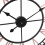 Living And Home 80CM Large Metal Decorative Roman Numerals Wall Clock 6