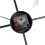 Living And Home 80CM Large Metal Decorative Roman Numerals Wall Clock 7