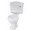 Nuie Legend White Close Coupled Pan, Cistern & Seat + Flush Handle 1