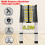 6.2m Aluminum Telescopic Ladder - Multi-Purpose, Extendable & Foldable, 16-Step, Lightweight & Safe 1