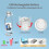 Portable Electric Juicer Blender Usb Mini Mixers Fruit Extractors Multifunction 7