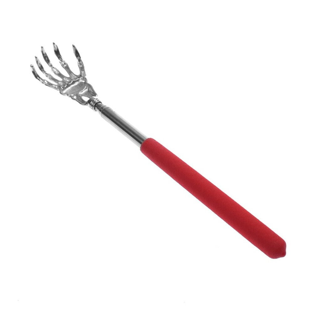 Red (Red) Ghost Claw Retractable Massage Head Scratcher Back Scratcher Lazy And Obese Friendly