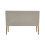 Living And Home Beige Linen Upholstered Tufted Dining Bench 5