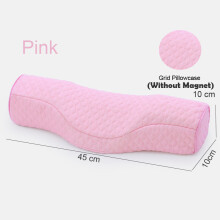 (Pink) Magnet Therapy Neck Pillow Multi-Function Orthopedic Pillows