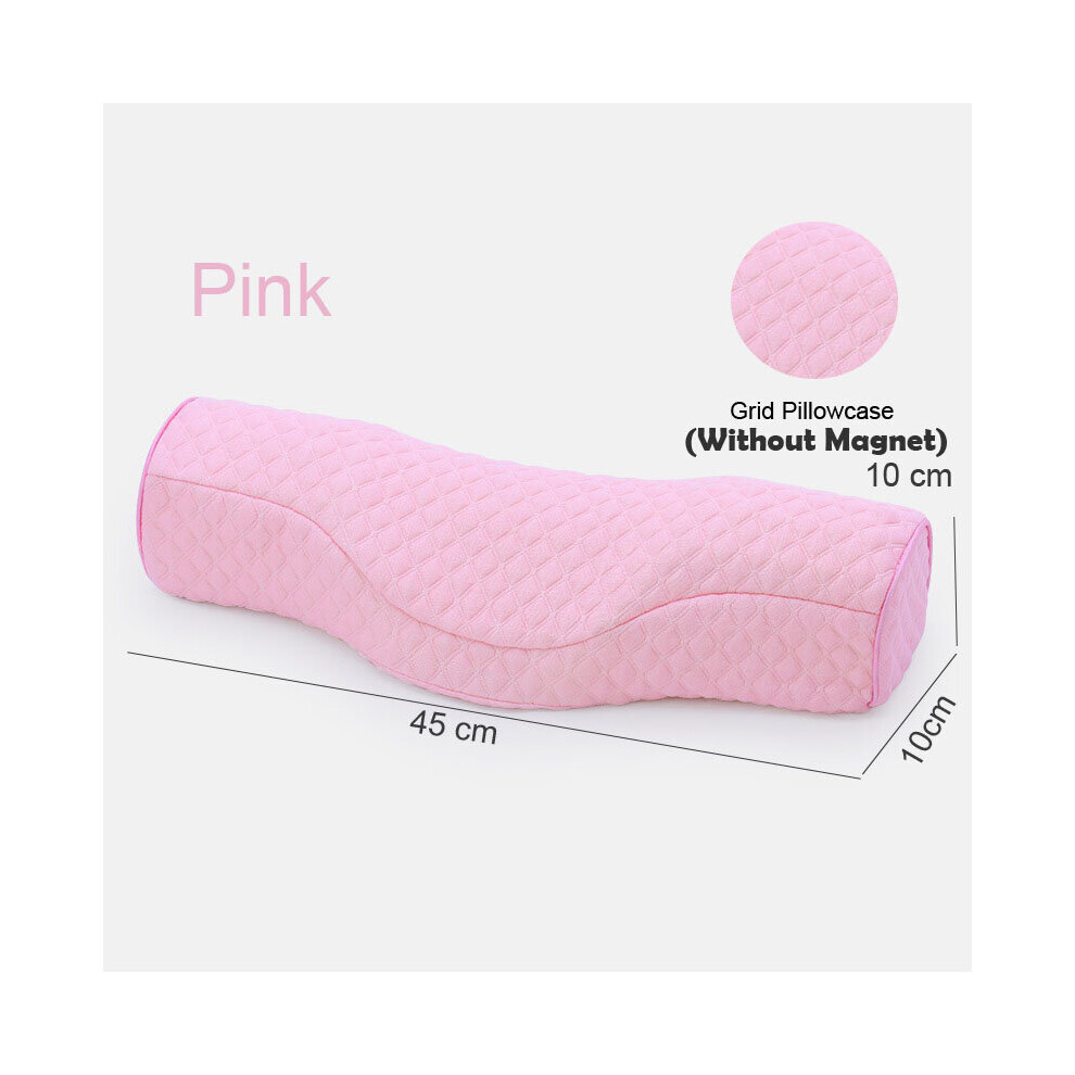 (Pink) Magnet Therapy Neck Pillow Multi-Function Orthopedic Pillows