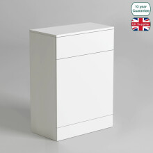 Venis White Bathroom Back To Wall Flat Pack WC Unit W500mm x D300mm