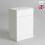 Venis White Bathroom Back To Wall Flat Pack WC Unit W500mm x D300mm 1