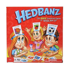Hedbanz What Am I Headband - Fast-Paced Guess Cards Game for 2-6 Players, Educational Family Party Favorite