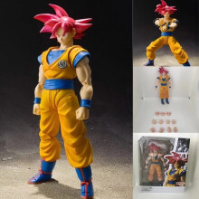 (Red) Action Anime Goku Figures Black Saiya Toy Model Gifts Holiday