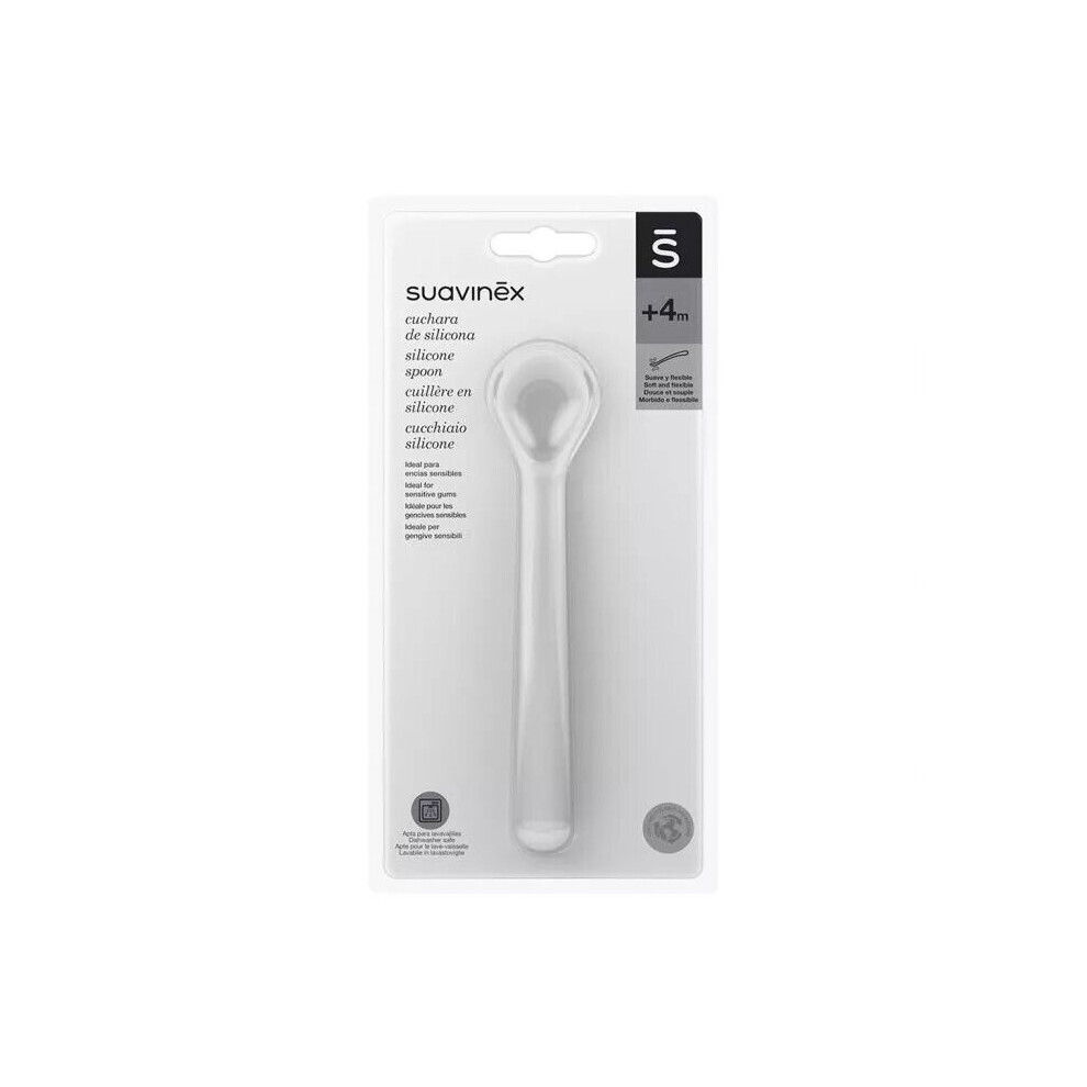 Suavinex Hygge Baby Silicone Spoon 1'S Grey