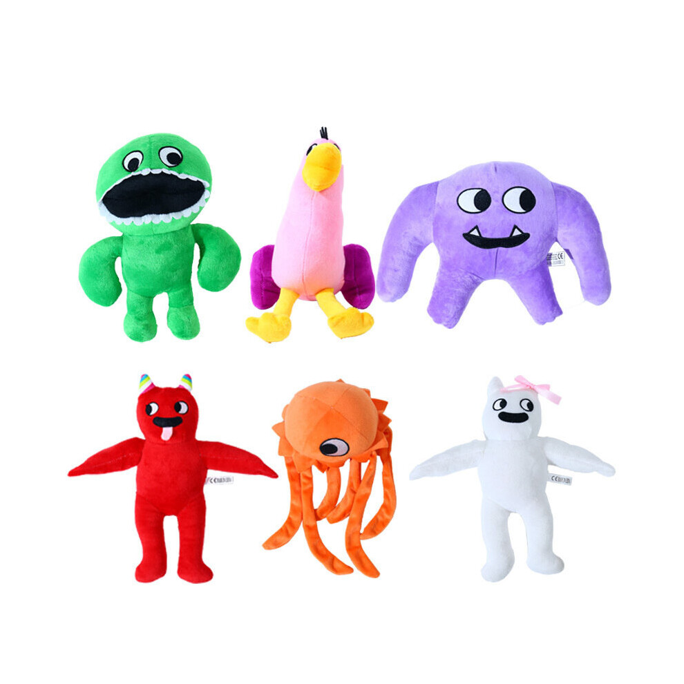 (6PCS) 9pcs Garden Of Banban Plush Toy Ban Ban Stuffed Animal Soft Toy Garten Of Ban Ban Horror Plush Toy 2 3 4 Jumbo Josh Banban Doll