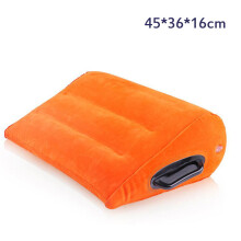 (A 45x36x16cm) Sex Pillow Adult Game Inflatable Sex Furniture Triangle Magic Wedge Pillow