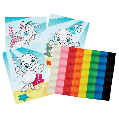 Plasticine Softeez Noodle Doodle Modeling Soft Clay Party Pack 1