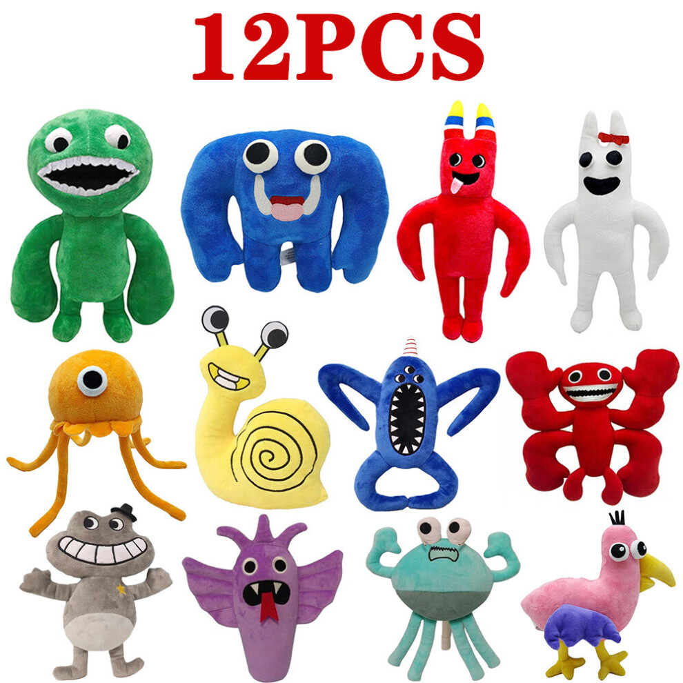 (12PCS) 7-15Pcs New Garten Of Banban Plush Game Animation Surrounding Children's Birthday Gift and Holiday Gifts Plush Toy