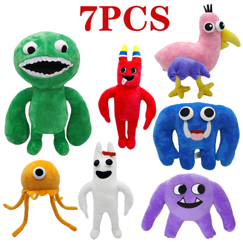 (7PCS-A) 7-15Pcs New Garten Of Banban Plush Game Animation Surrounding Children's Birthday Gift and Holiday Gifts Plush Toy