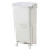 Living And Home 2 Tier 38L Large Rubbish Dustbin Kitchen Recycling Trash Bin with Wheels White 3