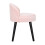 Living And Home Modern Velvet Dressing Table Stool Makeup Chair Solid Wood Legs 5