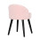 Living And Home Modern Velvet Dressing Table Stool Makeup Chair Solid Wood Legs 6